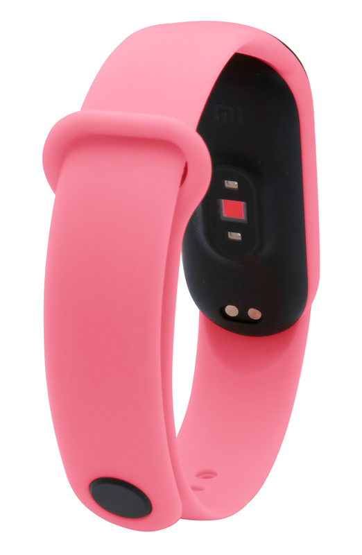 Ремешок для фитнес-трекера Xiaomi Mi Band 5 Silicone (Bright pink) фото