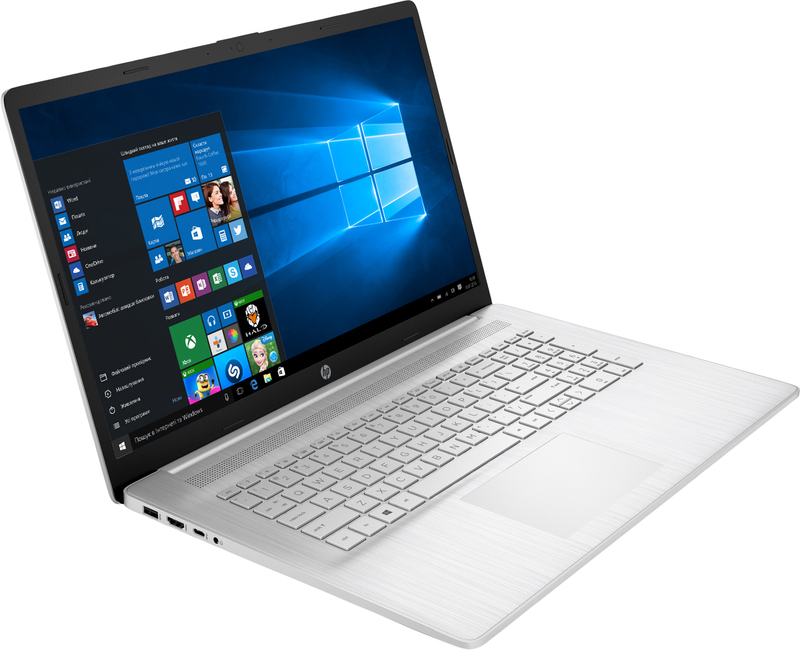 Ноутбук HP Laptop 17-cn0007ua Natural Silver (4F782EA) - фото - №1