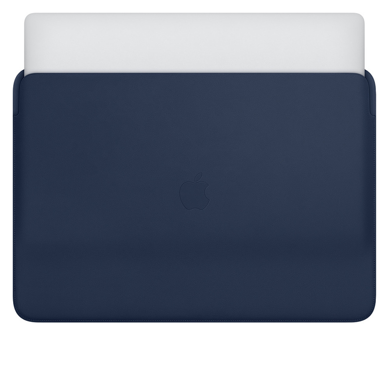 Чехол Apple Leather Sleeve (Midnight Blue) MWVC2ZM/A для MacBook Pro 16" фото