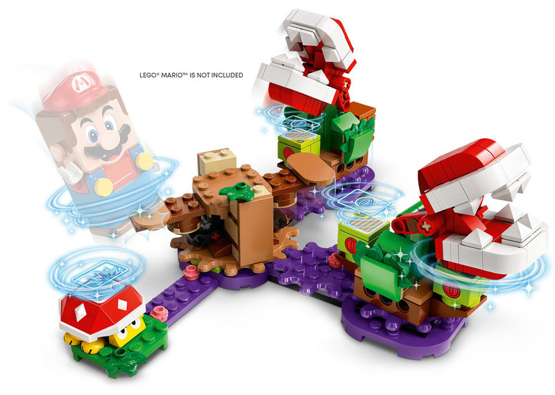 Конструктор LEGO Super Mario Додатковий рівень Головоломка з рослиною-піраньєю 71382 фото