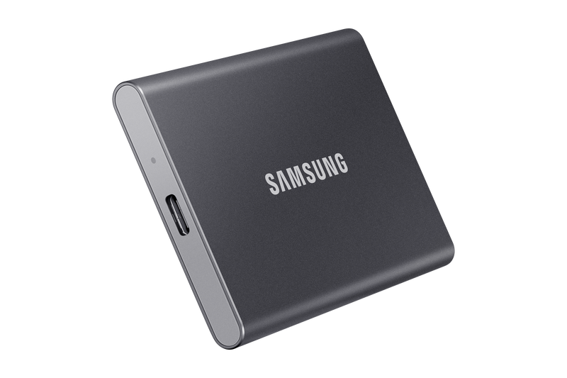 Зовнішній SSD Samsung T7 2Tb USB 3.2 Type-C (Grey) MU-PC2T0T / WW фото