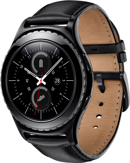 Смарт-часы Samsung Gear S2 Classic (Black) SM-R7320ZKABTU фото