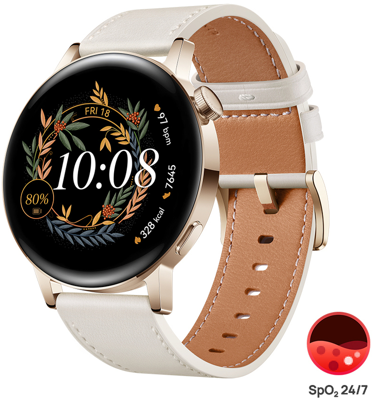 Смарт-часы Huawei Watch GT3 42 mm (Frosty White) фото
