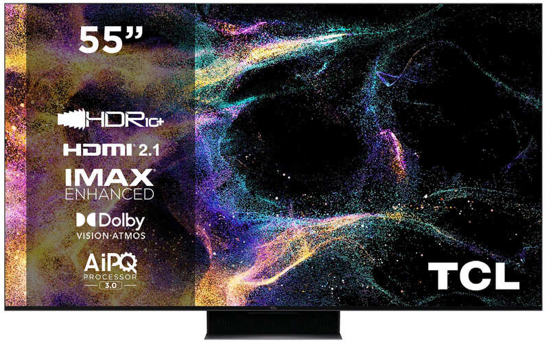 УЦІНКА Телевізор TCL 55" QLED 4K UHD 55C845 - фото - №0