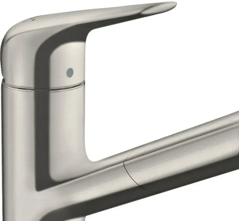 Змішувач для кухні Hansgrohe Focus M42, довж.виливу - 225мм, витяжний, 1важіль, KM150sBox (71829800) - фото - №3