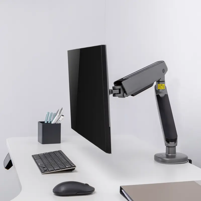 Настільне кріплення для монітора OfficePro MA901G plus 17-32" 2-9 кг RGB Gray - фото - №14