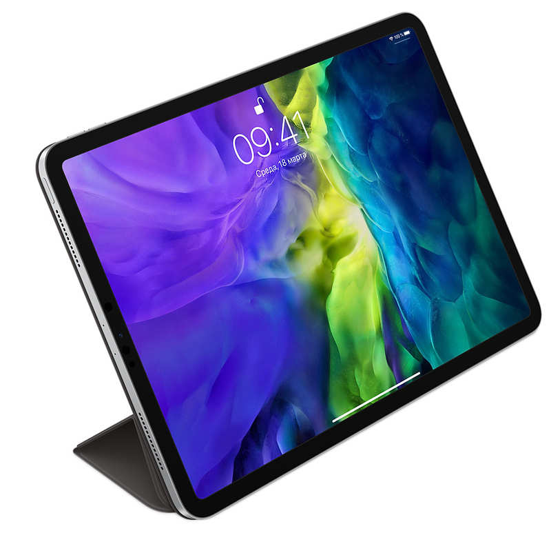 Чохол Apple Smart Folio (Black) MXT42ZM/A для iPad Pro 11" (2nd gen) - фото - №1