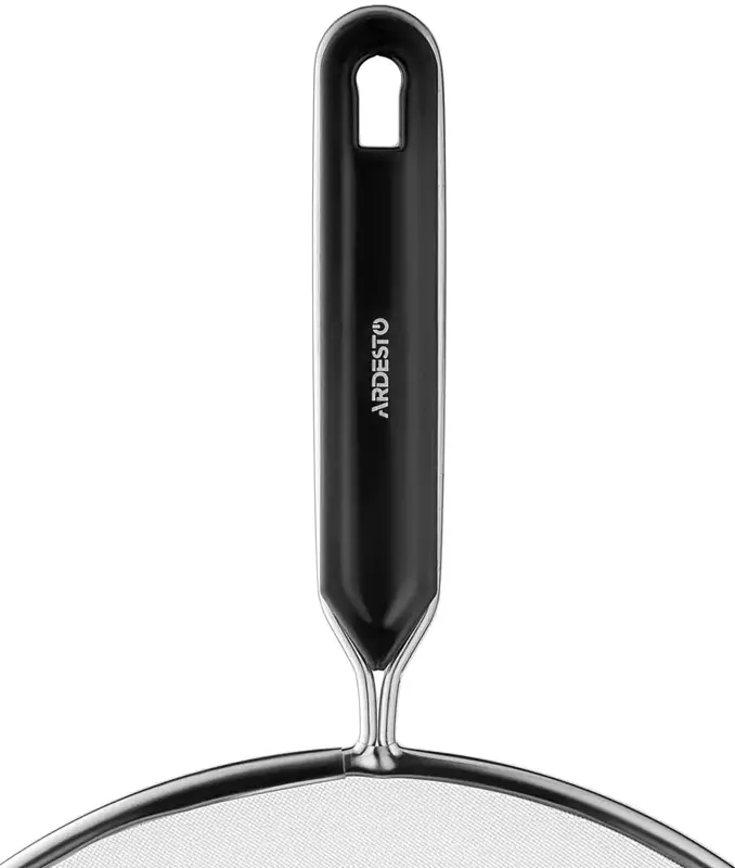 Захисне сито Ardesto Gemini, 28см, нержавіюча сталь, пластик, чорний (AR3028B) - фото - №4