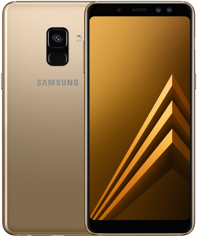 Samsung Galaxy A8 2018 Gold (SM-A530FZDDSEK) - фото - №0