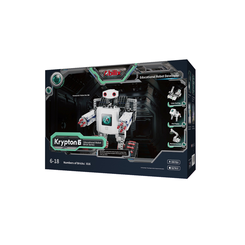 Робот Abilix Krypton 6 (Grey/White) - фото - №8
