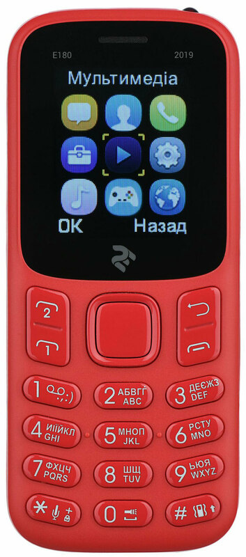 2E E180 Dual Sim Red (680576170057) фото