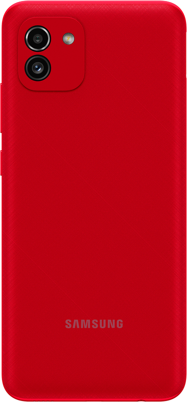 Samsung Galaxy A03 2022 A035F 3/32GB Red (SM-A035FZRDSEK) фото