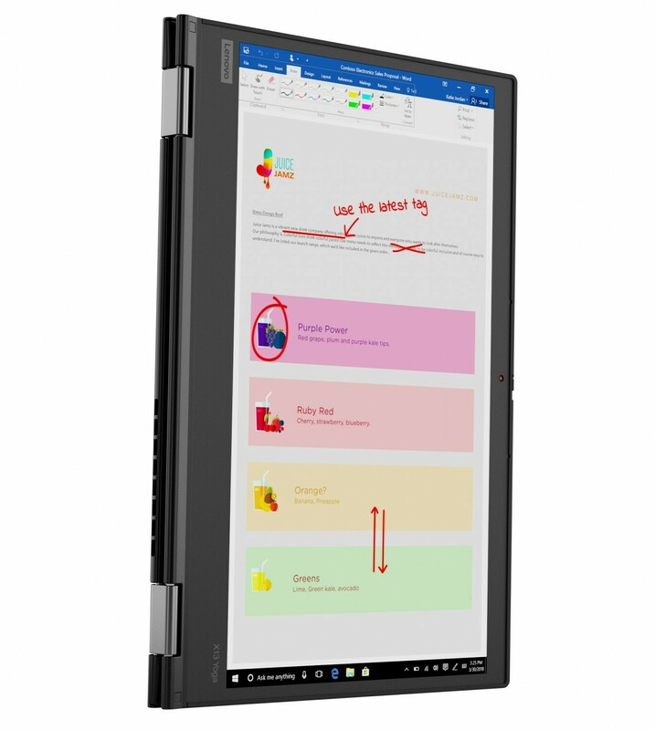 Ноутбук Lenovo ThinkPad X13 Yoga Black (20SX001ERT) фото