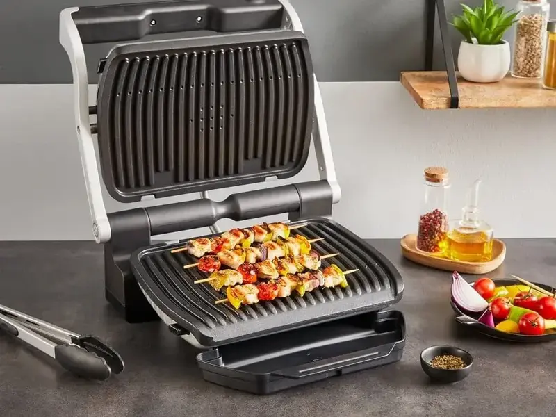 УЦІНКА Гриль TEFAL OptiGrill+ GC717D10 - фото - №14