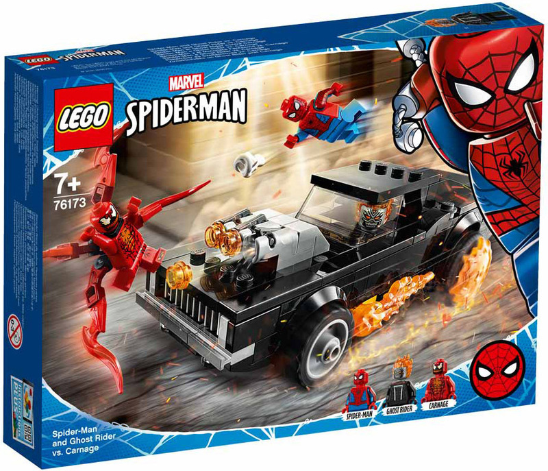 Конструктор LEGO Marvel Super Heroes Человек-Паук и Призрачный Гонщик против Карнажа 76173 фото