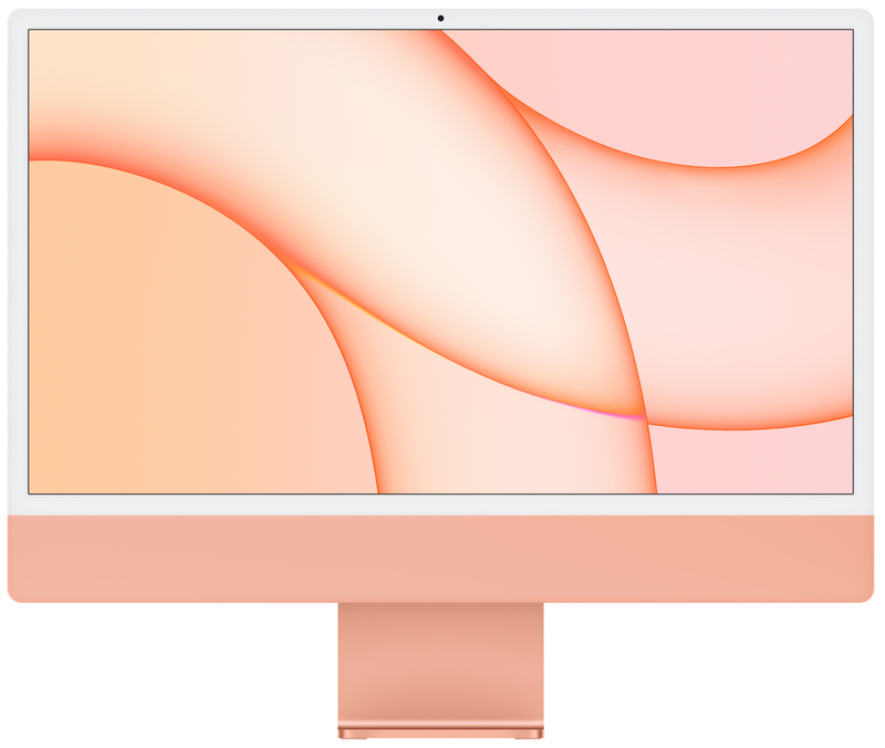 Apple iMac M1 24" 4.5K 16/256GB 8GPU Orange (Z1320017R) 2021 Custom фото