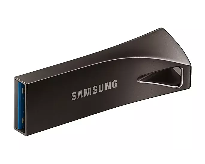 USB-Flash Samsung 256GB USB 3.1 Type-A Bar Plus Сірий фото
