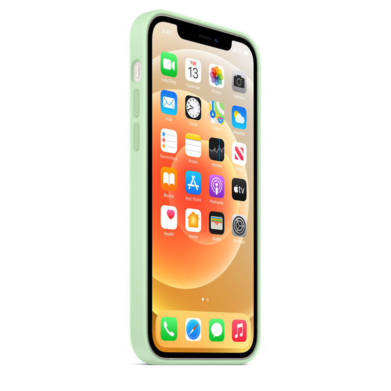 Чохол Apple Silicone Case with MagSafe (Pistachio) MK053ZM/A для iPhone 12 Pro Max фото