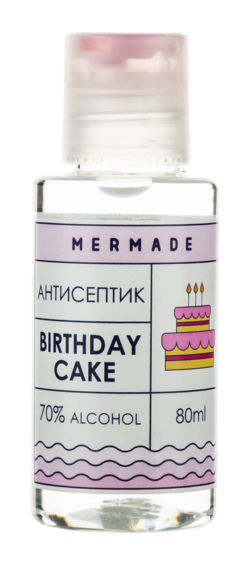 Антисептик для рук Mermade - Birthday Cake 80 ml MR0011B фото