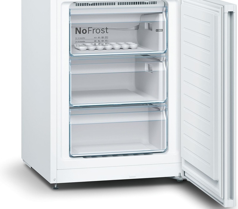 Двокамерний холодильник BOSCH KGN39XW326 фото