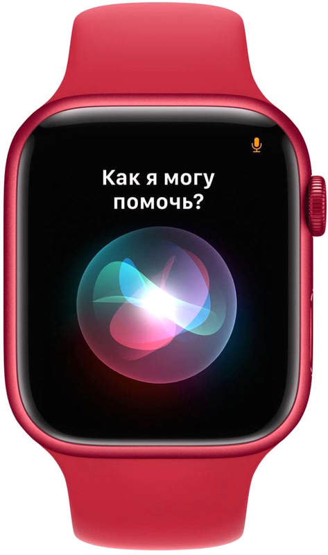 Apple Watch Series 7 41mm PRODUCT(RED) Aluminum Case with Red Sport Band MKN23UL/A фото