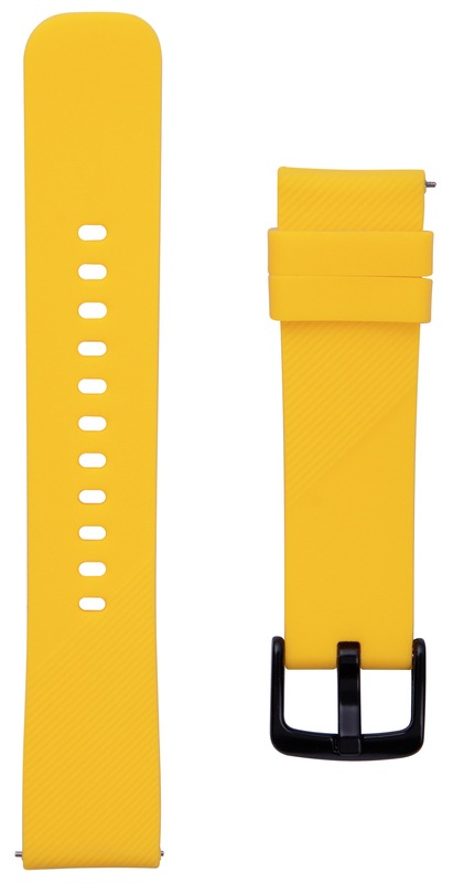 Ремінець для годинника GIO 20 мм Sillicone (Yellow) фото