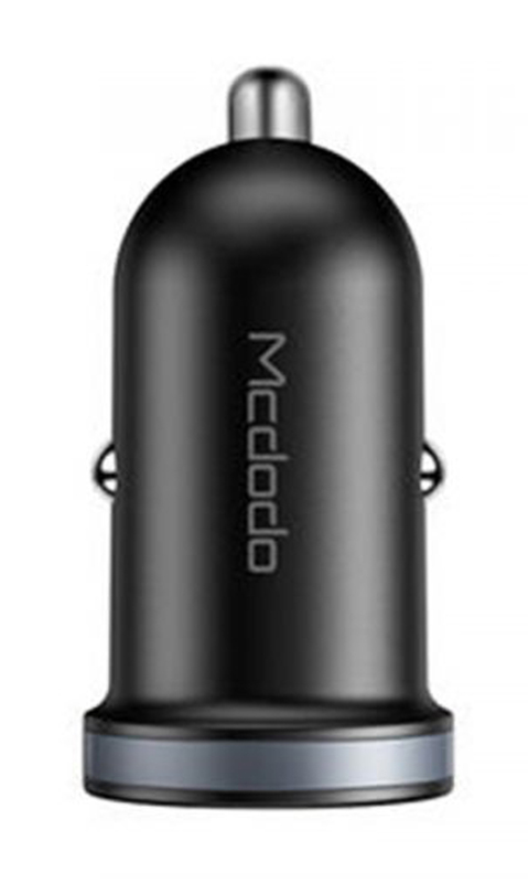 Універсальний автомобільний ЗП McDodo CC-6601 USB 2х 2,4A mini (Black) фото