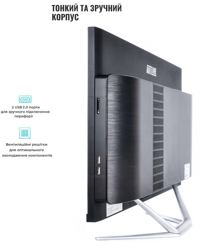 Моноблок ARTLINE Gaming G75 (G75v38Win) Black - фото - №2