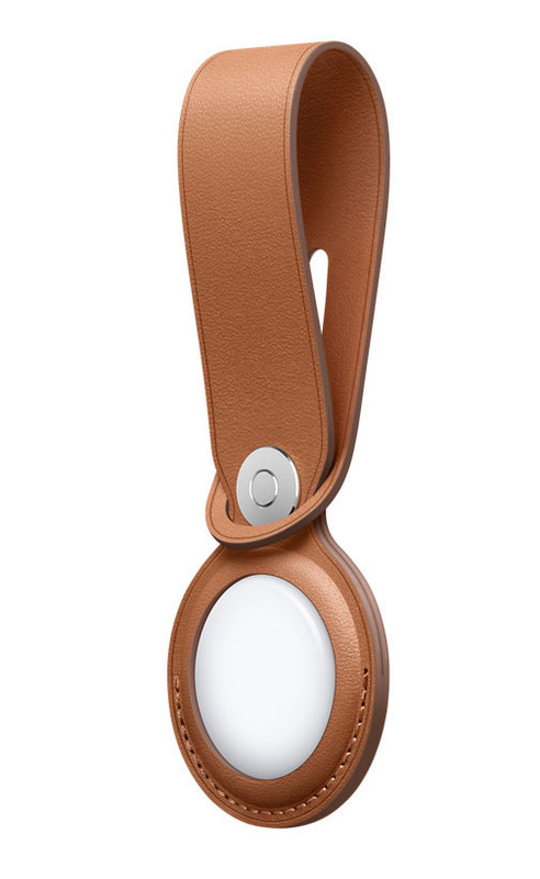 Чехол AirTag Leather Loop (Saddle Brown) MX4A2ZM/A фото