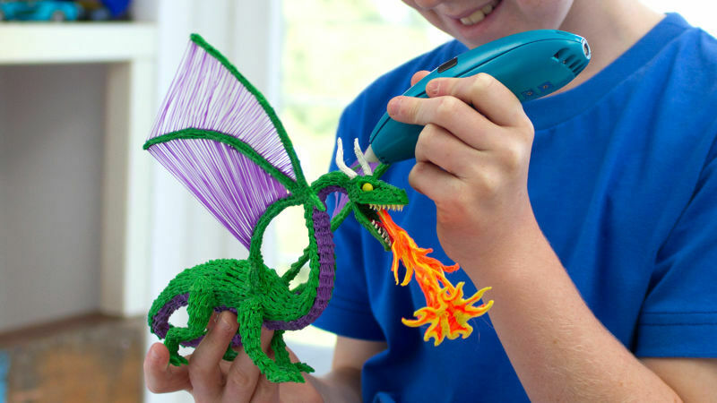 3D-ручка 3Doodler Start для дитячої творчості - Креатив (48 стрижнів, прозора) 8SPSESCL3R фото
