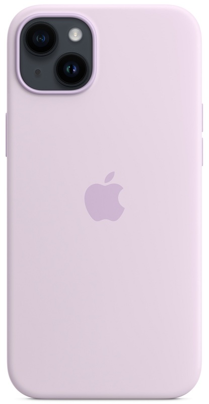 Чохол Apple Silicone Case with MagSafe (Lilac) MPT83ZE/A для iPhone 14 Plus - фото - №2