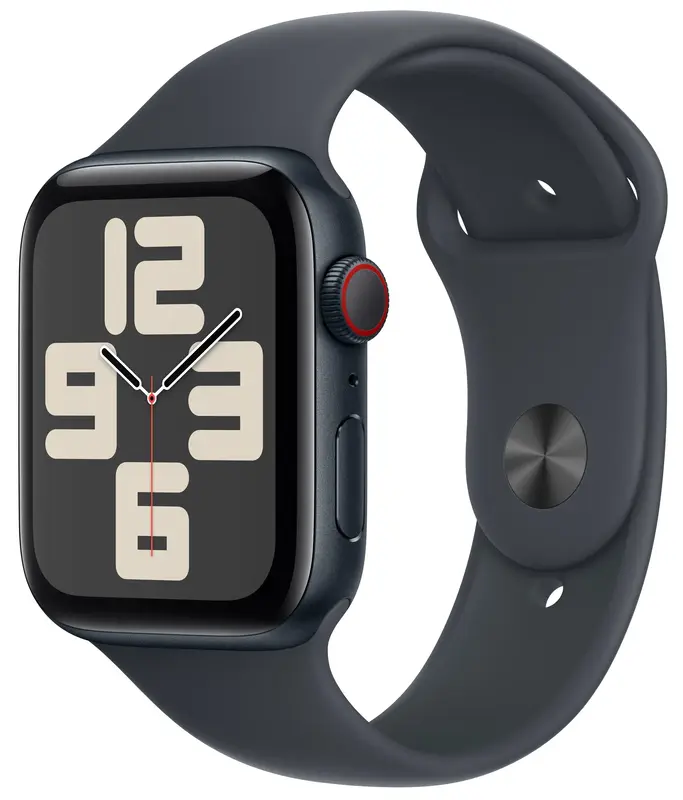 Apple Watch SE GPS + Cellular 40mm Midnight Aluminium Case with Midnight Sport Band - M/L - фото - №0
