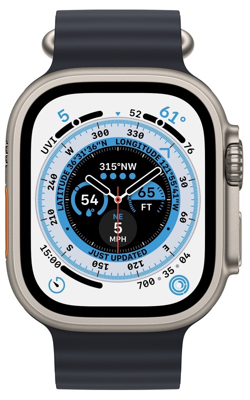 Ремінець для годинника Apple Watch 49 mm (Midnight) Ocean Band Extension MQEF3ZM/A фото