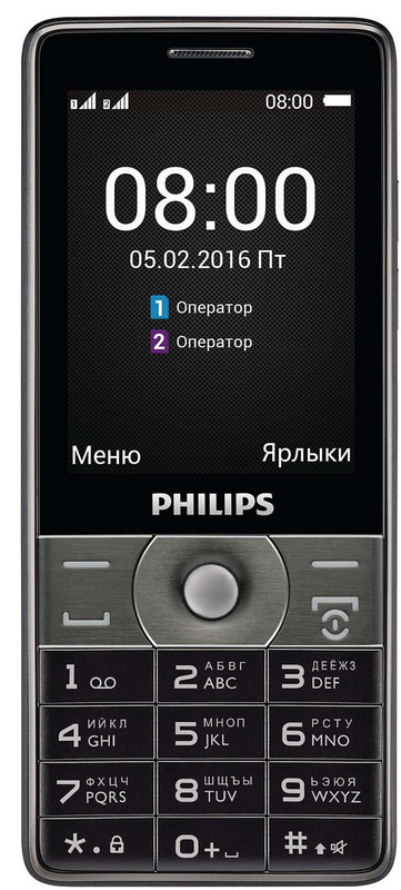 Philips Xenium E570 (Black) - фото - №0