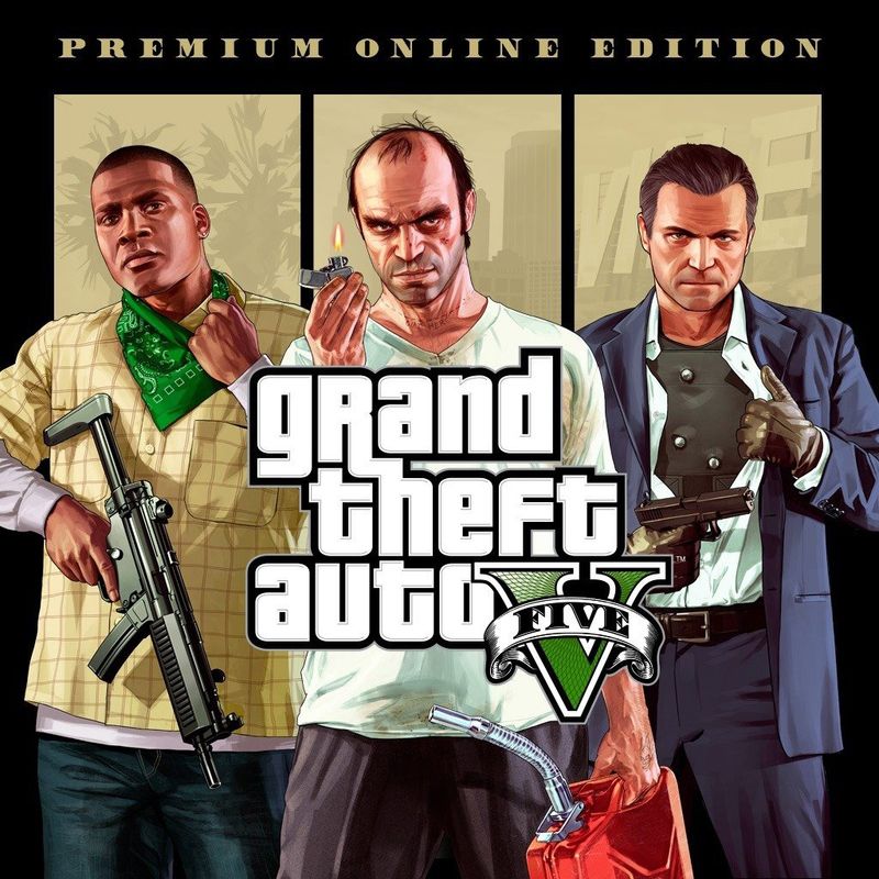 Диск Grand Theft Auto V: Premium Online Edition (Blu-ray, Russian version) для Xbox One фото