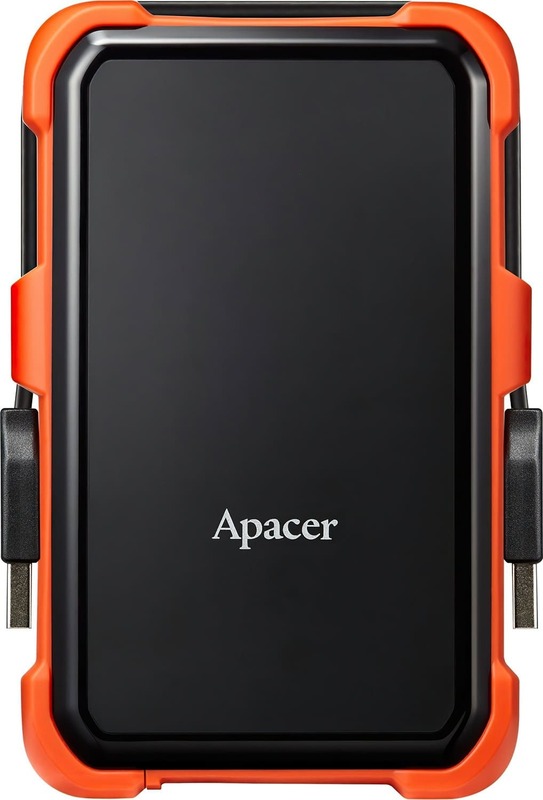 Внешний HDD Apacer AC630 2Tb 2.5" USB 3.2 IP55 Black/Orange фото