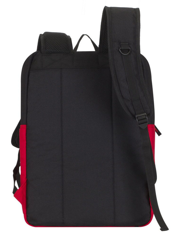 Рюкзак RivaCase для ноутбука 15.6" (Black/pure red) 5560 - фото - №8