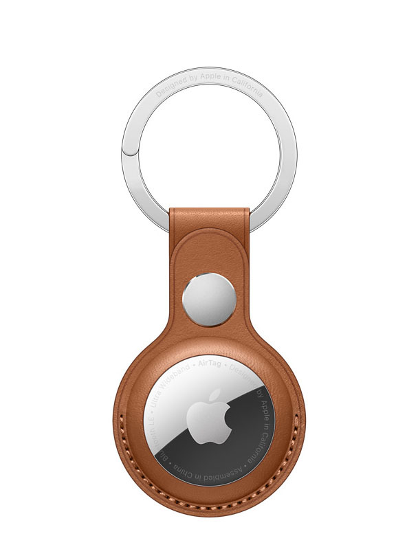 Чехол AirTag Leather Key Ring (Saddle Brown) MX4M2ZM/A фото