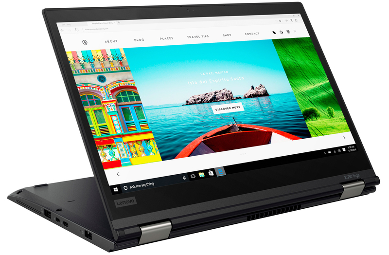 Ноутбук Lenovo ThinkPad X380 Yoga Black (20LH001JRT) фото