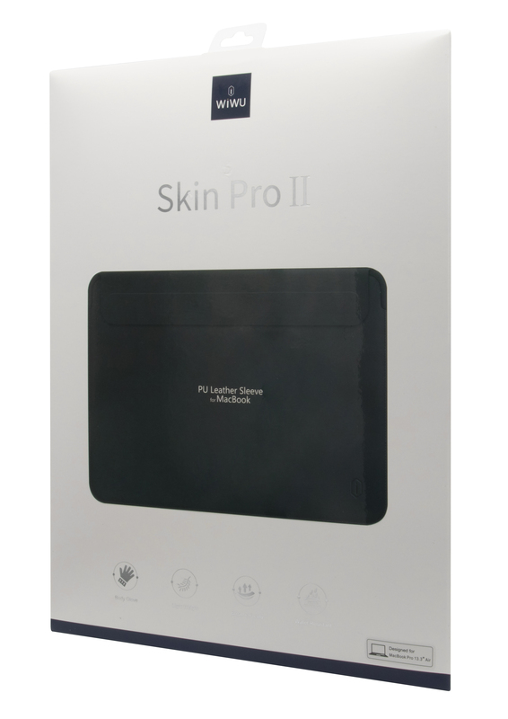 Чoхол WIWU Skin Pro 2 Leather Sleeve (Black) для MacBook Pro 13,3/Air 13 2018 фото