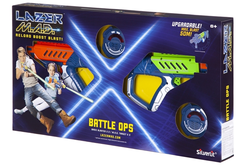 Игрушечное оружие Silverlit Lazer M.A.D. - Двойной набор (2 бластера, 2 мишени) LM-86845 фото