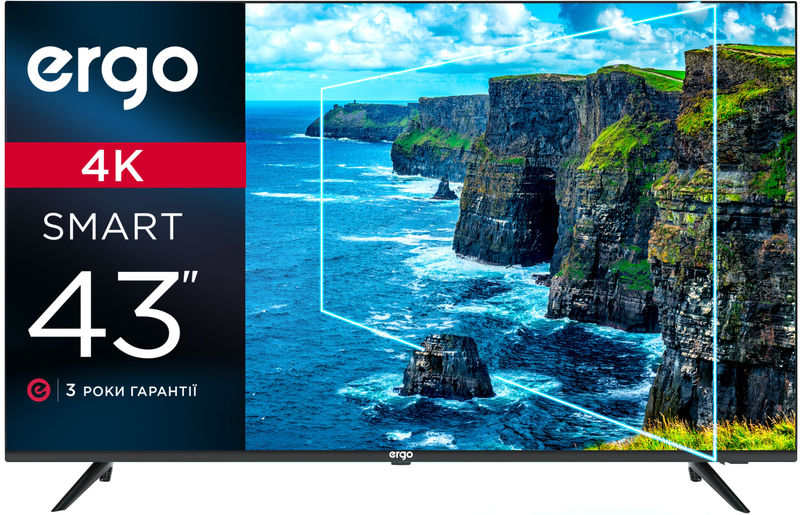 Телевізор Ergo 43" 4K Smart TV (43DUS6000) фото
