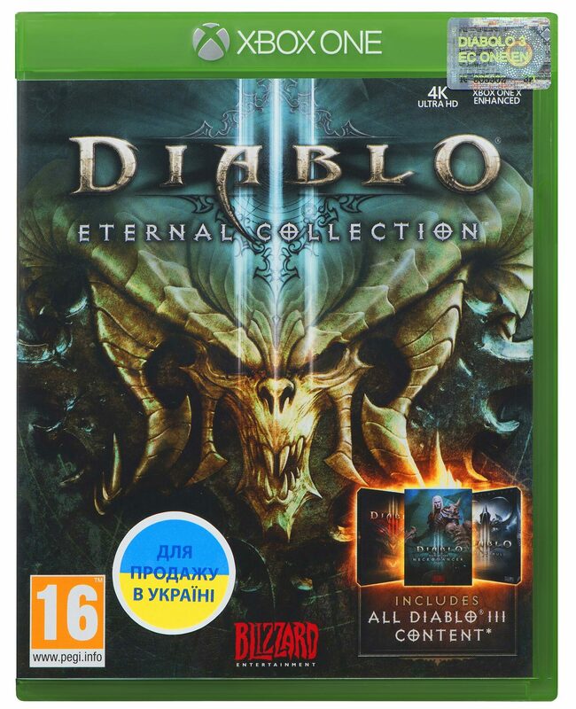 Диск Diablo III Eternal Collection (Blu-ray, English version) для Xbox One (88218EN) фото
