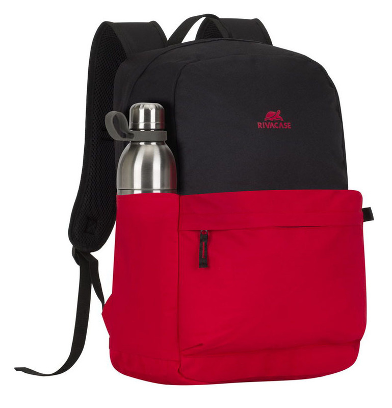 Рюкзак RivaCase для ноутбука 15.6" (Black/pure red) 5560 - фото - №3