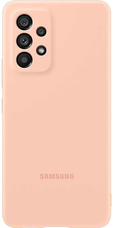 Чехол Samsung Silicone Cover для Galaxy A53 (Peach) EF-PA536TPEGRU фото