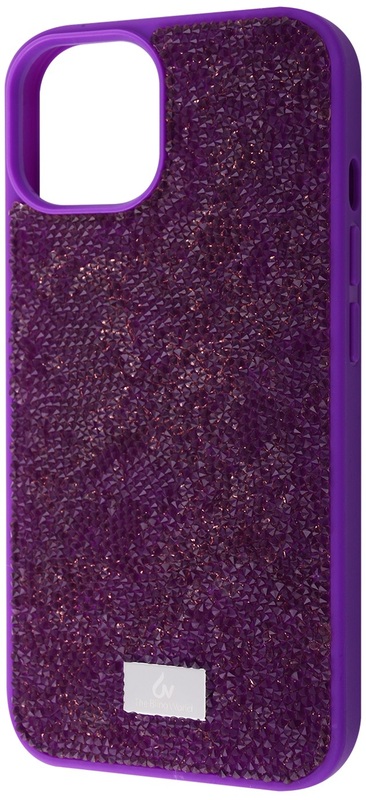 Чохол для iPhone 14 Bling World Rock Diamond (TPU) (Purple) фото