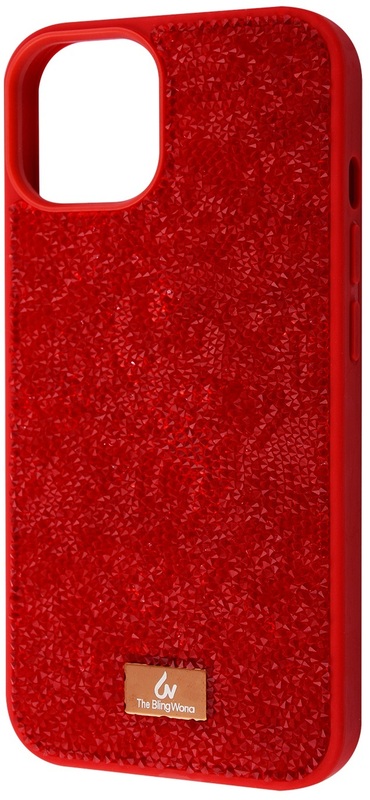 Чeхол для iPhone 14 Bling World Rock Diamond (TPU) (Red) фото