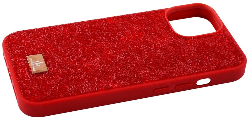 Чохол для iPhone 14 Bling World Rock Diamond (TPU) (Red) фото