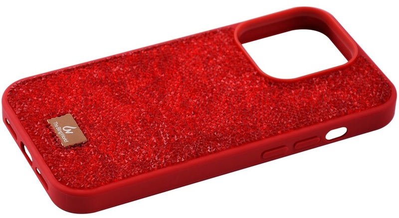 Чохол для iPhone 14 Pro Bling World Rock Diamond (TPU) (Red) фото