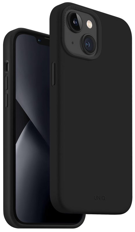 Чохол для iPhone 14 Plus Uniq Lino Midnight (Black) - фото - №3